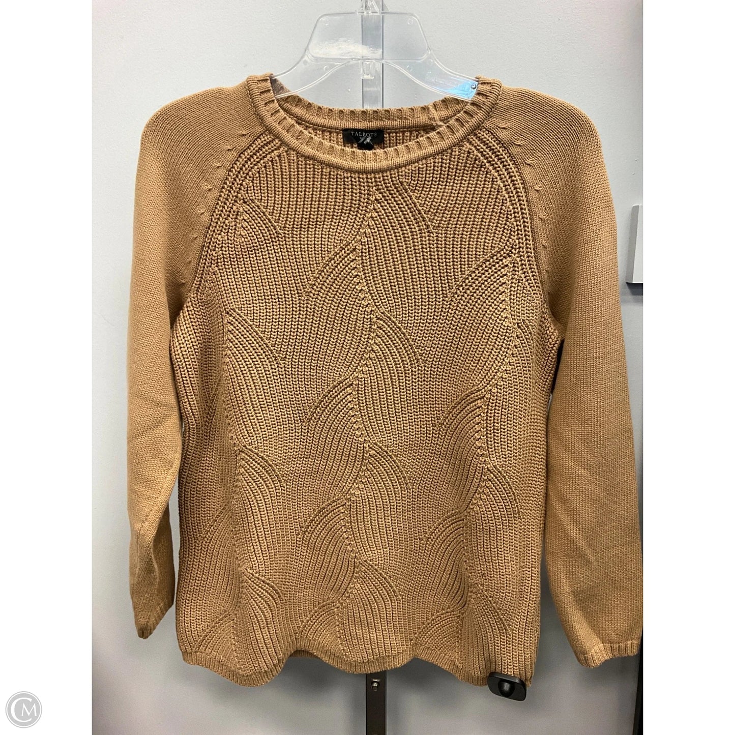Sweater By Talbots In Tan, Size: Lp