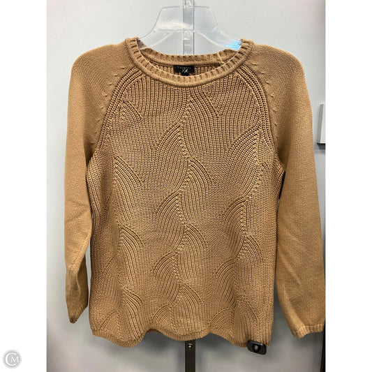 Sweater By Talbots In Tan, Size: Lp