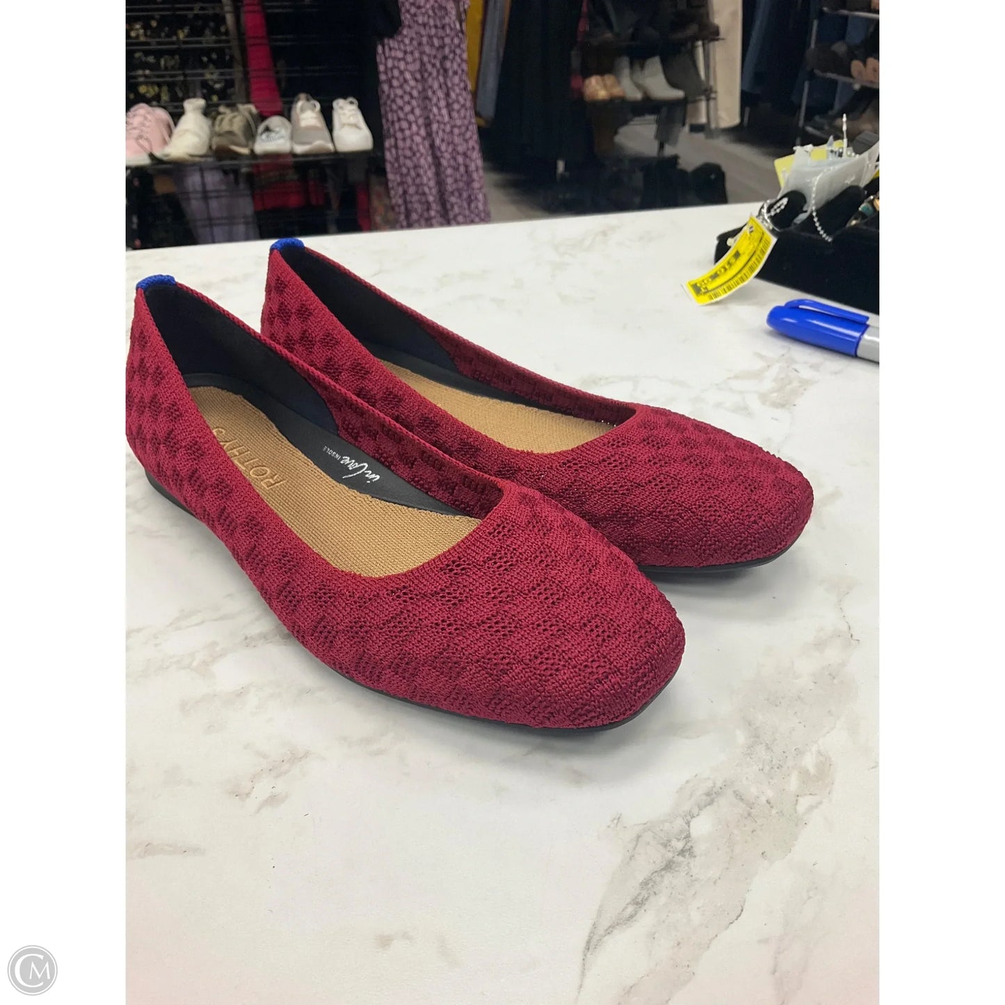 Shoes Flats By Rothys In Red, Size: 6