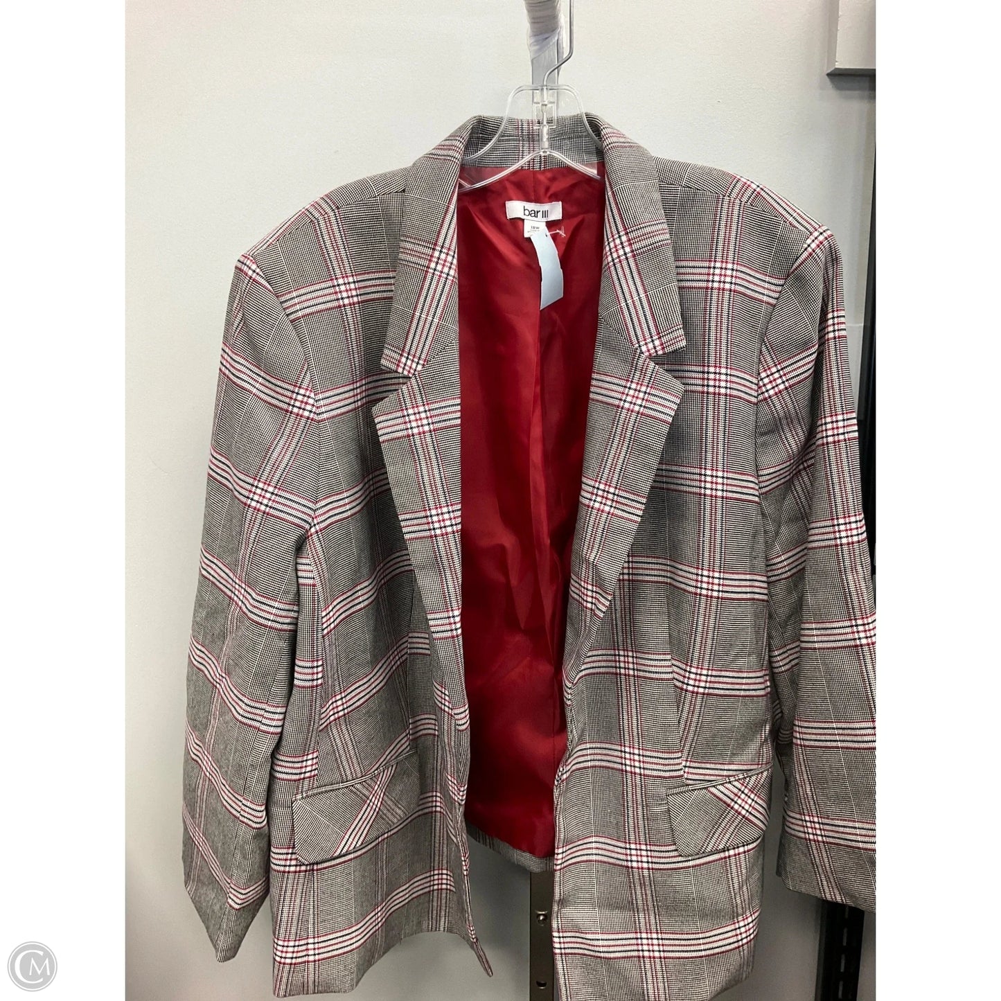 Blazer By Bar Iii In Plaid Pattern, Size: 2x