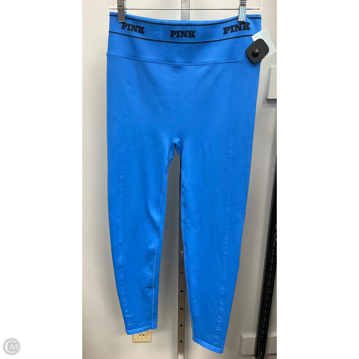 Athletic Leggings By Pink In Blue, Size: L
