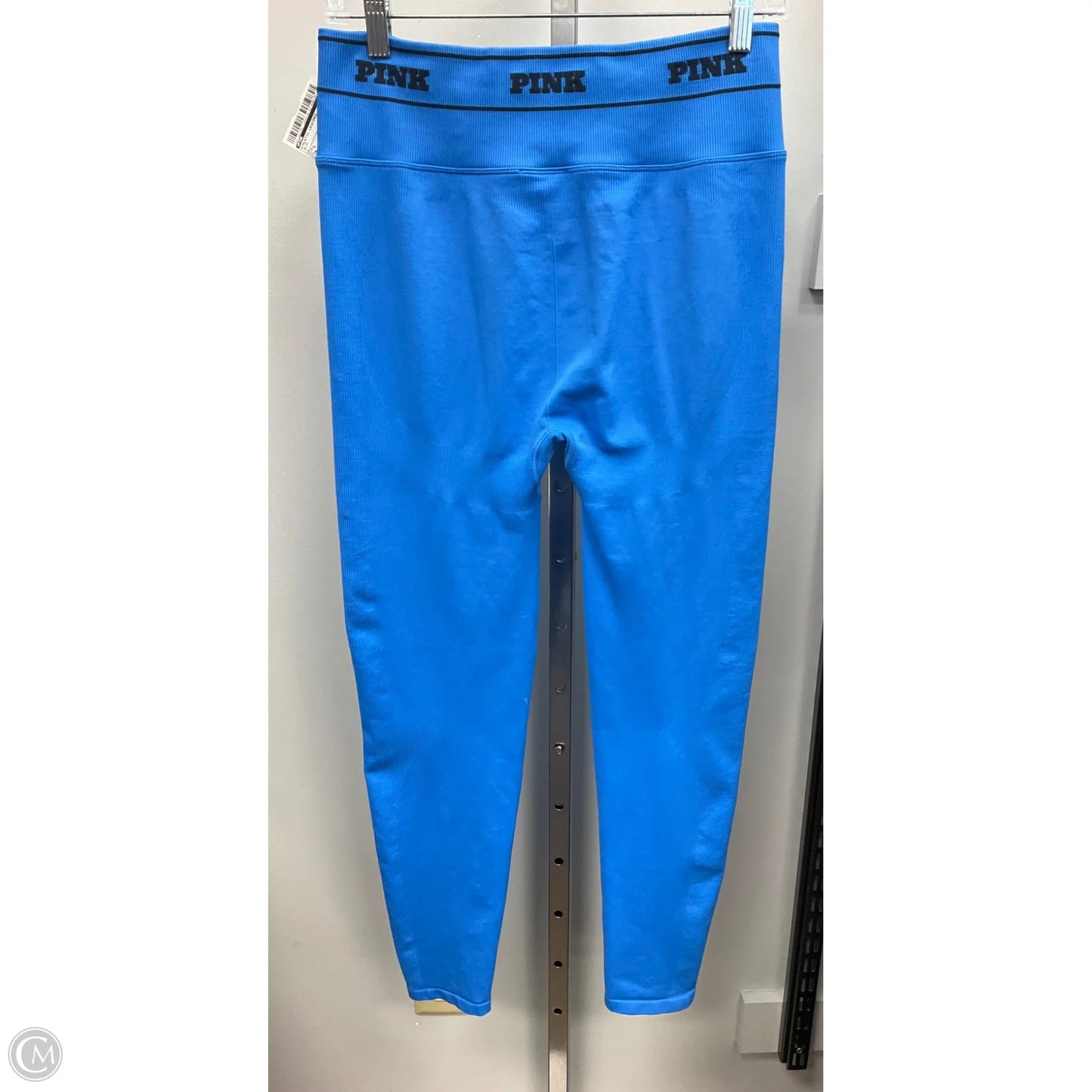 Athletic Leggings By Pink In Blue, Size: L