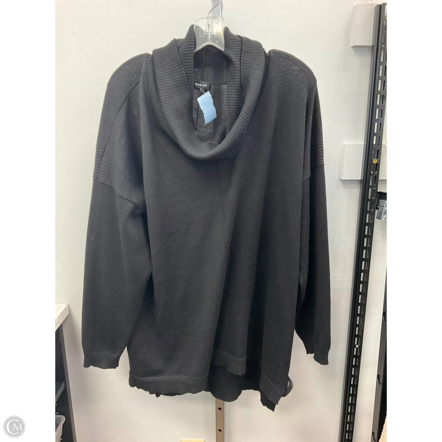 Top Long Sleeve By Verve Ami In Black, Size: 1x