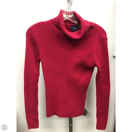Top Long Sleeve By Sonoma In Red, Size: S