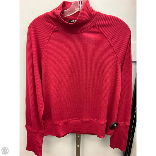 Top Long Sleeve Basic By Clothes Mentor In Pink, Size: S