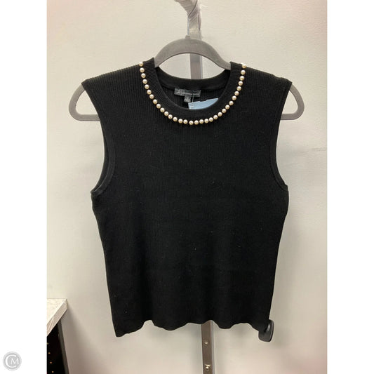 Top Sleeveless By Adrianna Papell In Black, Size: M