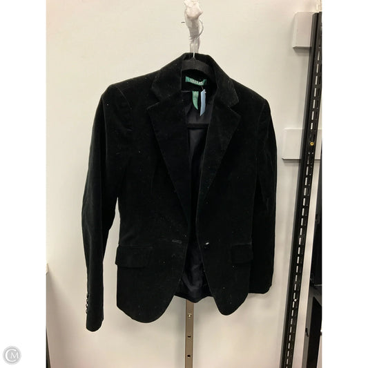 Blazer By Lauren By Ralph Lauren In Black, Size: 4
