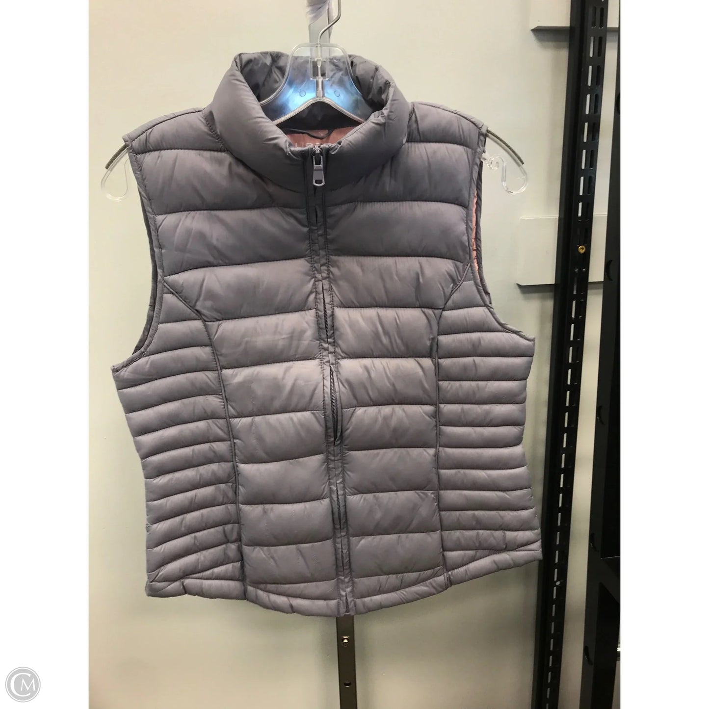 Vest Puffer & Quilted By Gilet In Purple, Size: M