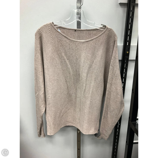 Top Long Sleeve By Clothes Mentor In Cream, Size: S