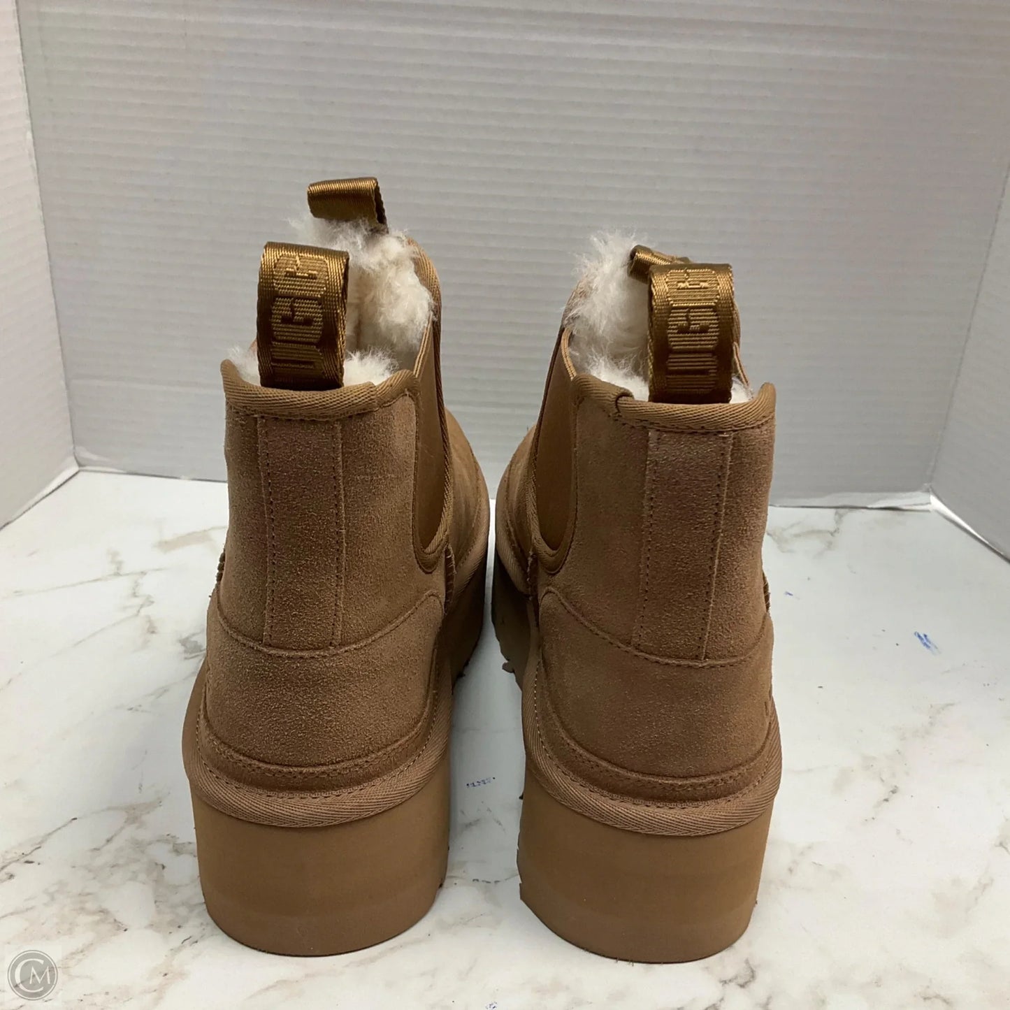 Boots Designer By Ugg In Tan, Size: 7