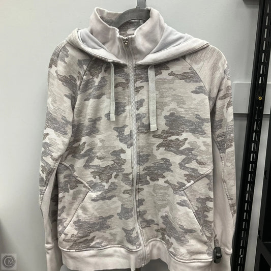 Athletic Jacket By Athleta In Camouflage Print, Size: L