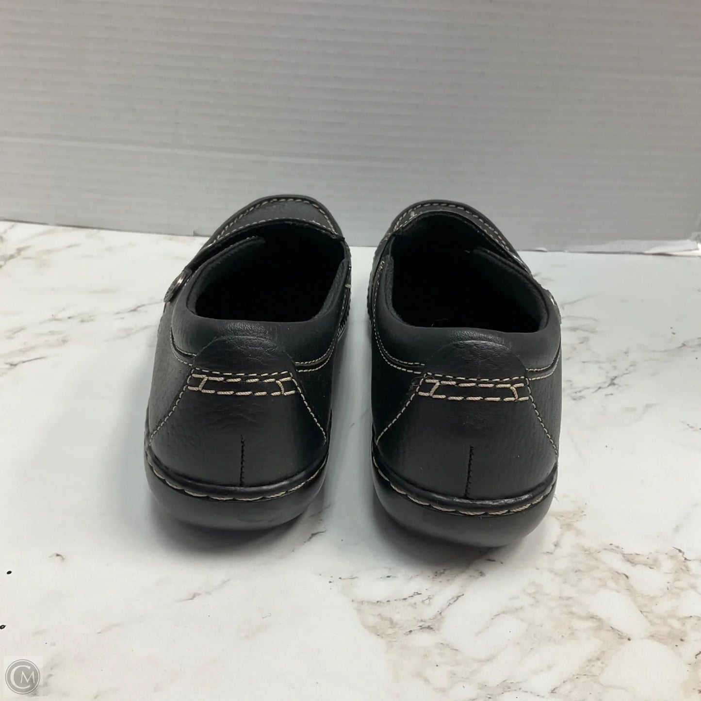 Shoes Flats By Clarks In Black, Size: 6.5
