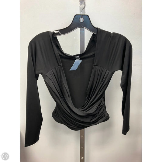 Top Long Sleeve By Express In Black, Size: S