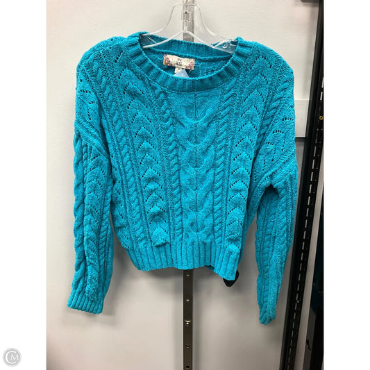 Sweater By Pink Rose In Blue, Size: L