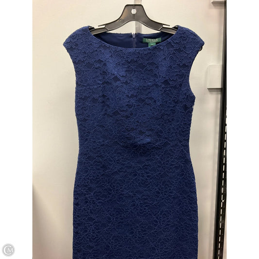 Dress Party Short By Lauren By Ralph Lauren In Blue, Size: 4
