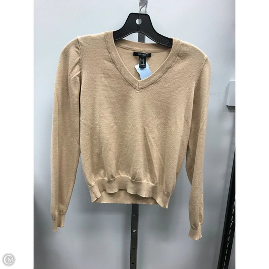 Top Long Sleeve By Forever 21 In Tan, Size: S