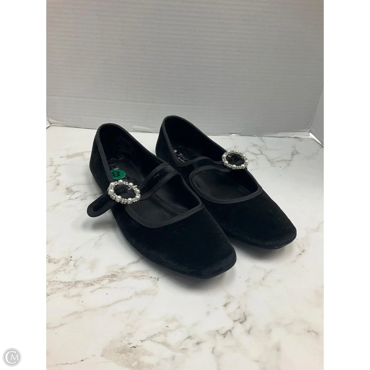 Shoes Flats By Juicy Couture In Black, Size: 8