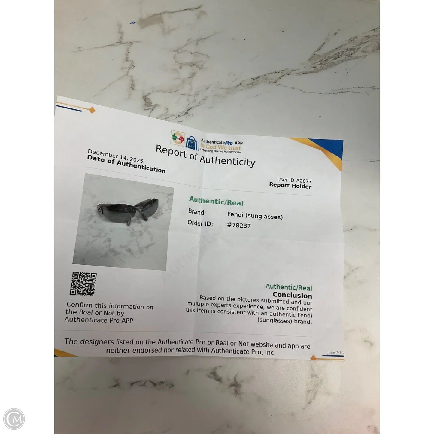 Sunglasses Luxury Designer By Fendi