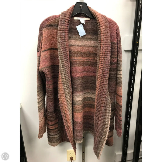 Sweater Cardigan By Max Studio In Multi-colored, Size: L