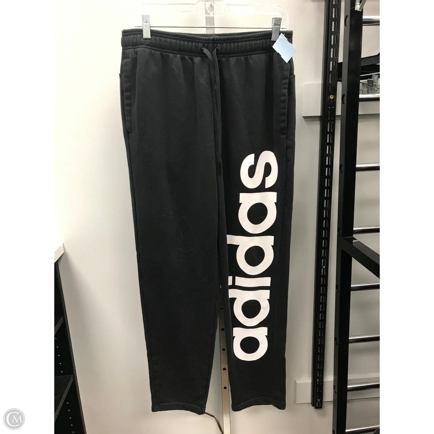 Athletic Pants By Adidas In Black, Size: L