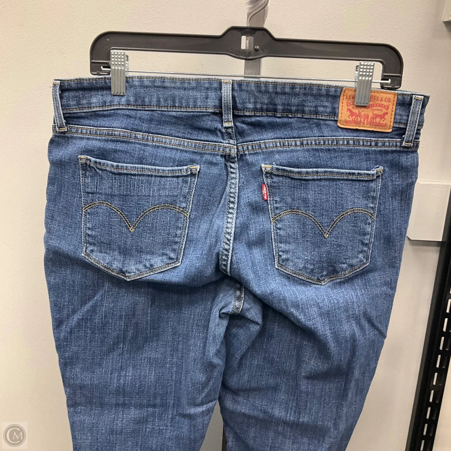 Jeans Skinny By Levis In Blue Denim, Size: 14