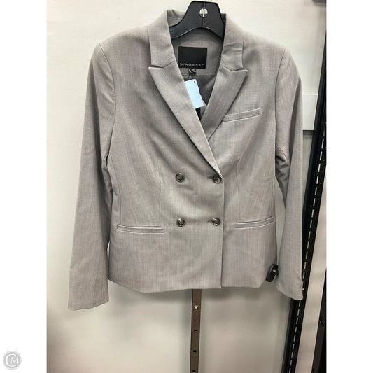Blazer By Banana Republic In Grey, Size: 0