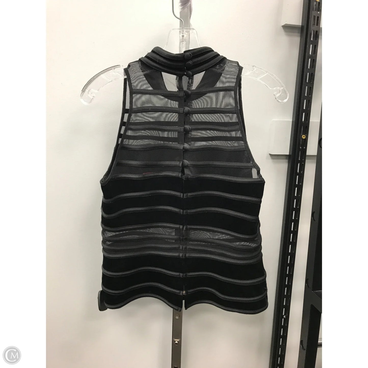 Top Sleeveless By Js Collections In Black, Size: 10