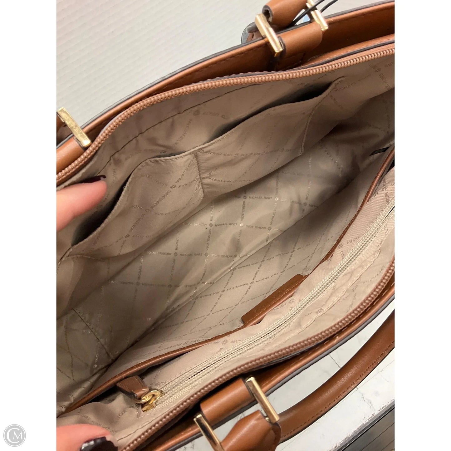 Tote Designer By Michael Kors, Size: Large