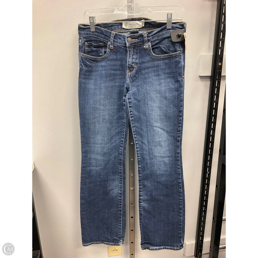 Jeans Boot Cut By Abercrombie And Fitch In Blue Denim, Size: 6p