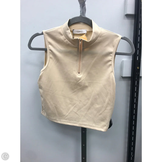 Athletic Tank Top By Clothes Mentor In Cream, Size: M