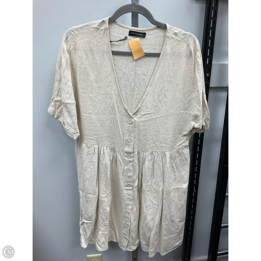 Dress Casual Short By Urban Outfitters In Cream, Size: S