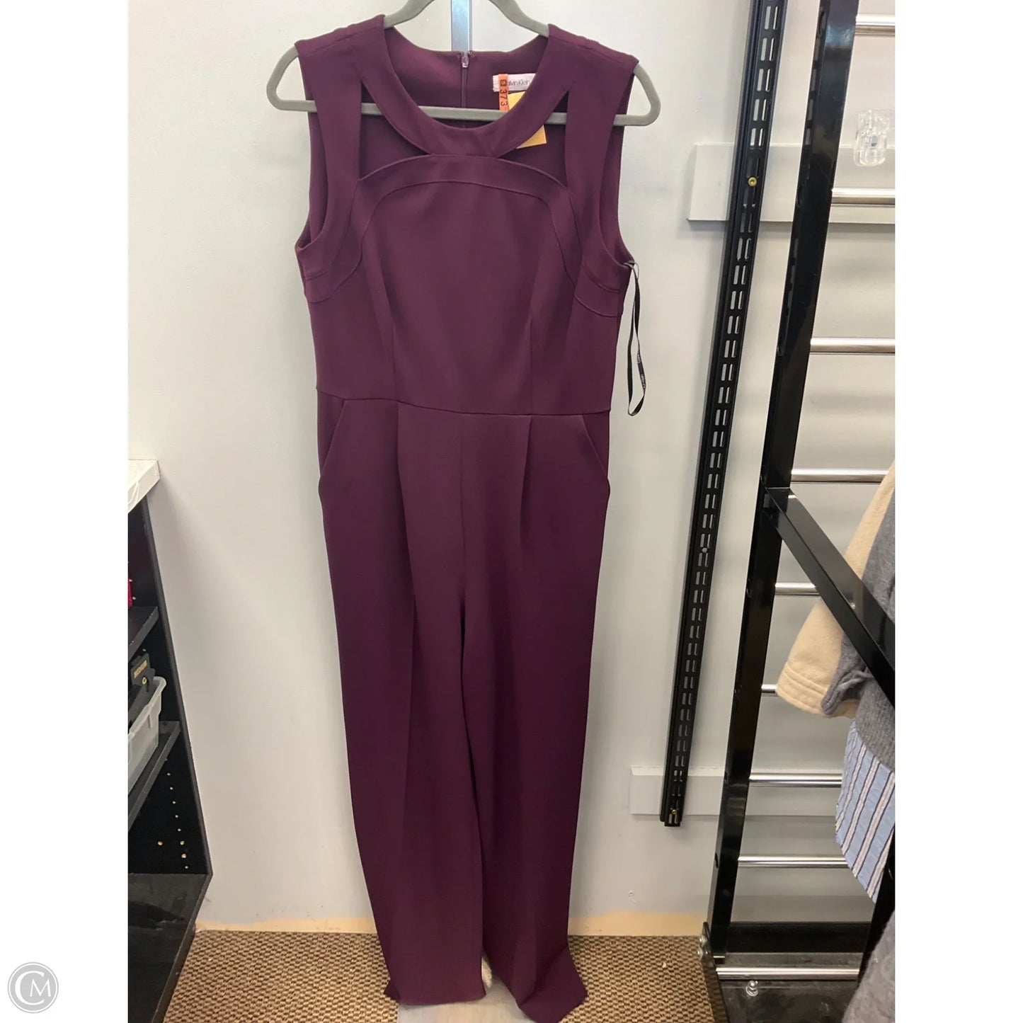 Jumpsuit By Calvin Klein In Purple, Size: 10