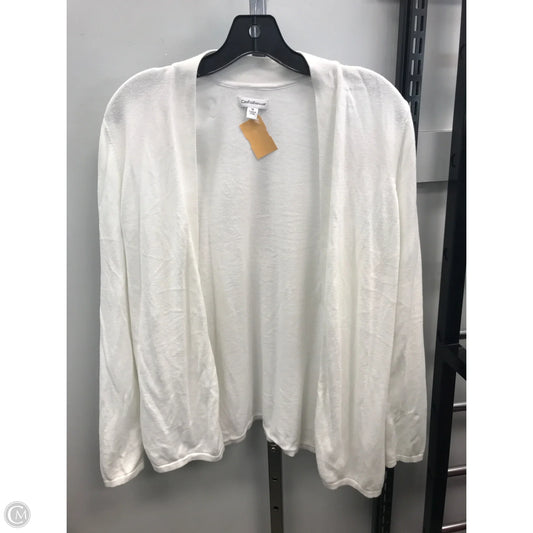 Cardigan By Croft And Barrow In White, Size: M