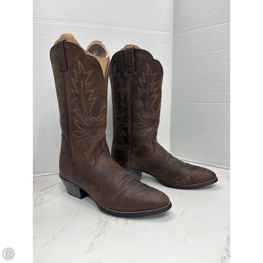 Boots Western By Ariat In Brown, Size: 9