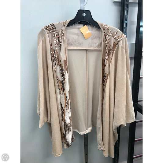 Cardigan By Marc New York In Gold & Tan, Size: Osfm