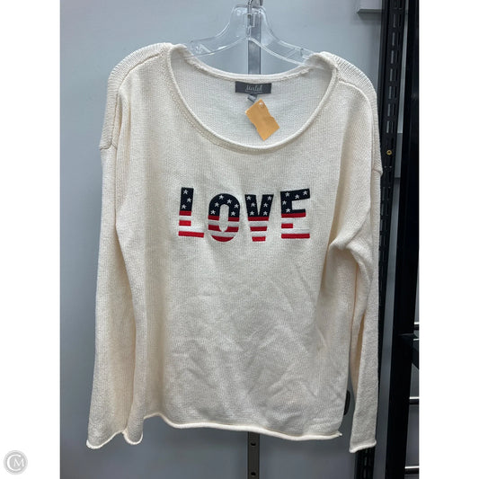 Sweater By Marled In Cream, Size: L