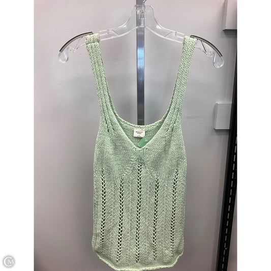 Top Sleeveless By Abercrombie And Fitch In Green, Size: S