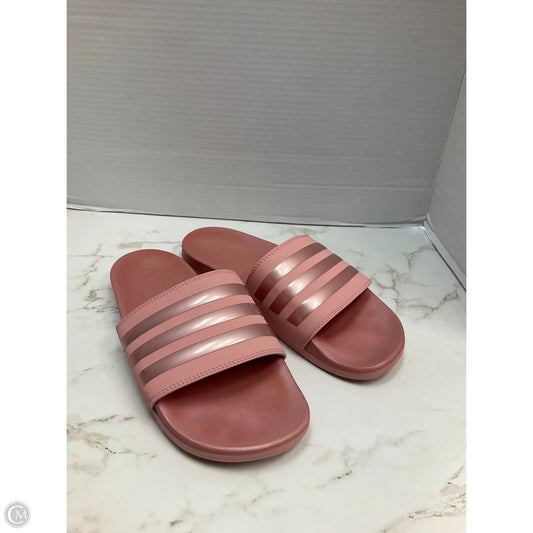Sandals Sport By Adidas In Pink, Size: 8