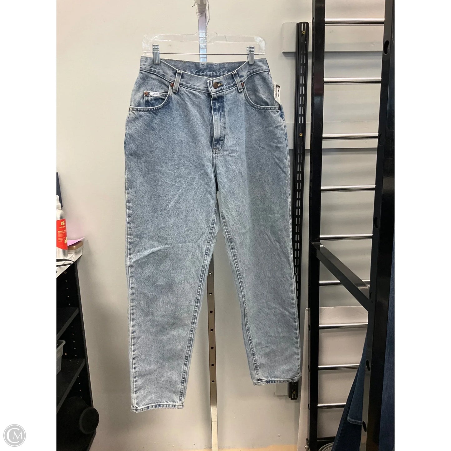 Jeans Boyfriend By Lee In Blue Denim, Size: 12