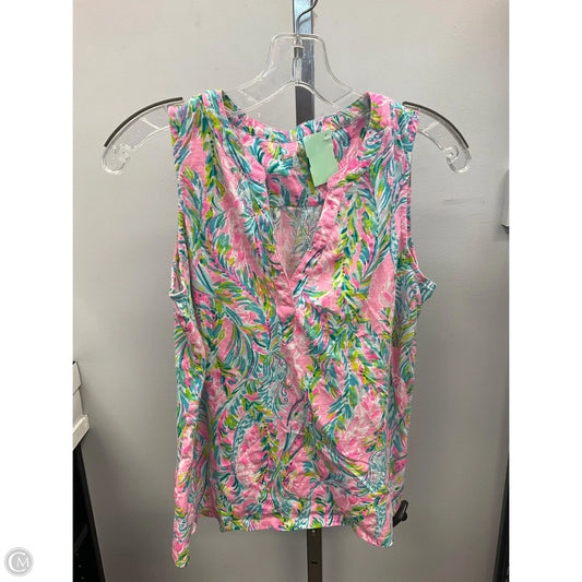 Top Sleeveless Designer By Lilly Pulitzer In Multi-colored, Size: S