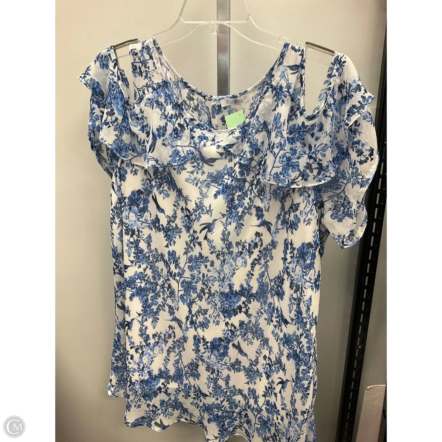 Top Short Sleeve By Kim & Cami In Black, Size: 2x