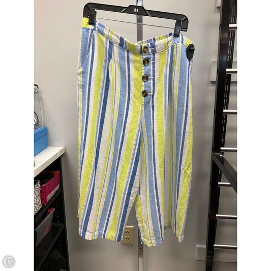 Capris By Ana In Striped Pattern, Size: Xl