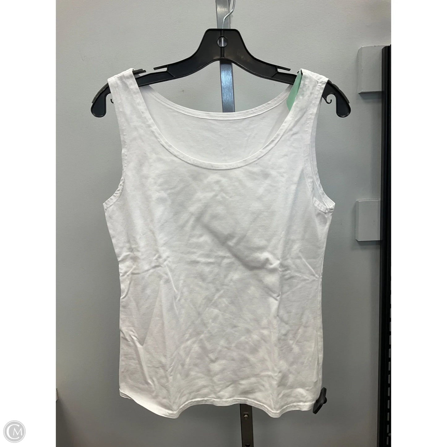 Tank Top By Cut Loose In White, Size: L