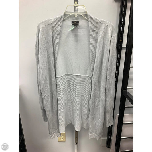 Cardigan By Worthington In Grey, Size: Xxl