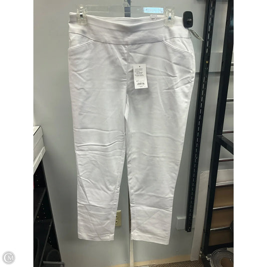 Pants Cropped By Croft And Barrow In White, Size: 8p