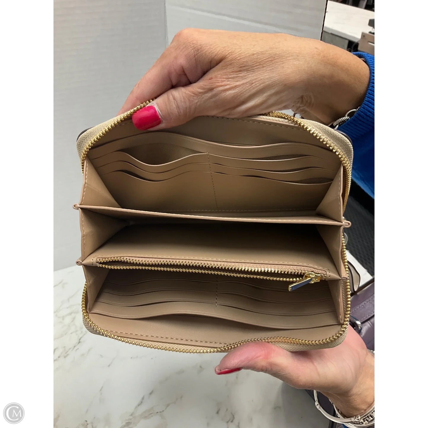Wallet Designer By Coach, Size: Large