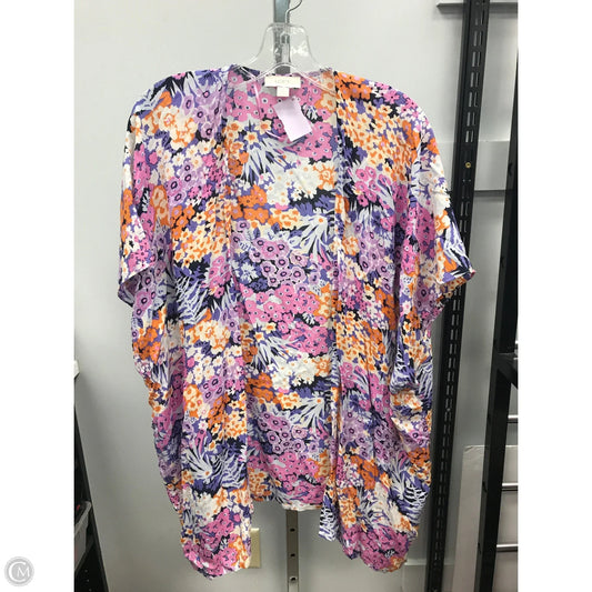 Kimono By Loft In Floral Print, Size: M