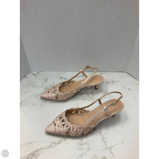 Shoes Heels Kitten By Adrienne Vittadini In Cream, Size: 8.5