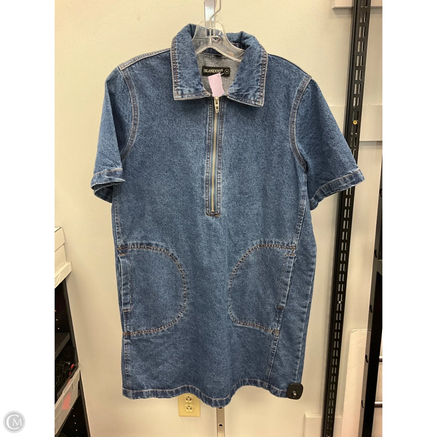 Dress Casual Short By Blanknyc In Blue Denim, Size: M
