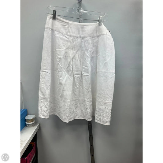 Skirt Mini & Short By Carole Little In White, Size: 10
